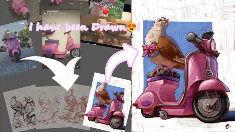 Soo coool! I received a drawing as a gift!